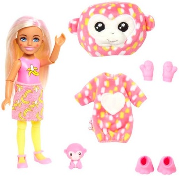 Barbie Reveal Dżungla Lalka Chelsea Małpka HKR14