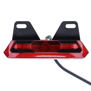 Electric Bicycle Rear Lamp Waterproof LED Safety Night Riding Warning E-bik