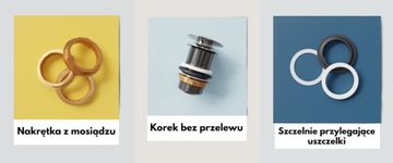 Сифон для умывальника, пробка клик-клак, латунь, без перелива, хромированный
