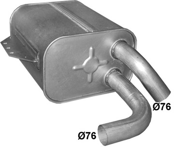 MERCEDES ATEGO 4.250 TŁUMIK