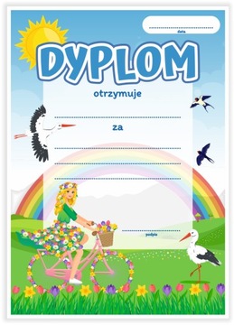 Dyplom Wiosenny WIOSNA uniwersalny konkurs