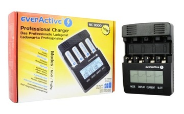 Зарядное устройство EverActive NC-3000 + 4 шт. EverActive R03