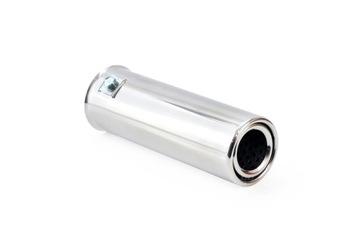 Насадка глушителя из нержавеющей стали mt 008 хром amio-01308