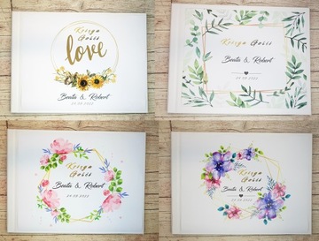 Księga gości 22x30 Wzory Album Ślub Wesele