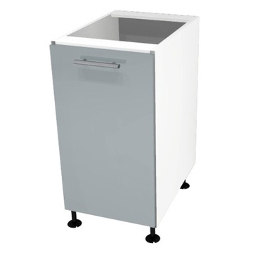 Szafka kuchenna stojąca 40 cm szara TIFFANY T-15