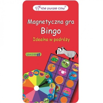 Gra Podróżna Magnetyczna Kreatywna Dla Dzieci The Purple Cow - Bingo