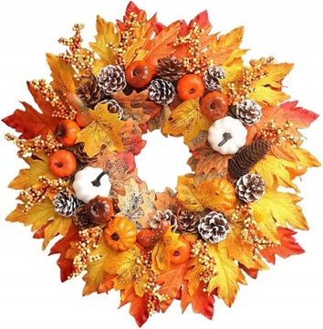 Эксклюзивный БОЛЬШОЙ ОСЕННИЙ ДВЕРНОЙ ВЕНОК Венок