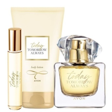 Zestaw AVON TTA Today[Perfumy + Balsam Perfumetka