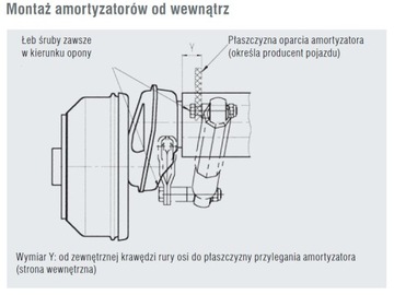 Амортизатор оси прицепа AL-KO OCTAGON 900 кг