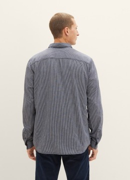 Tom Tailor Striped Shirt - Navy Small Stripe