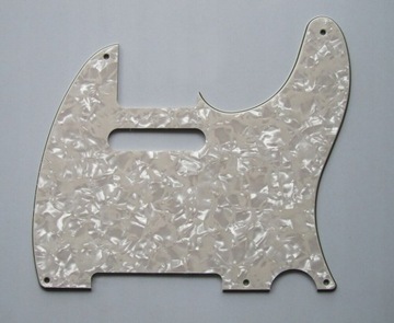 Vintage 5 -Hole Tele Guitar Pickguard Aged Pearl O