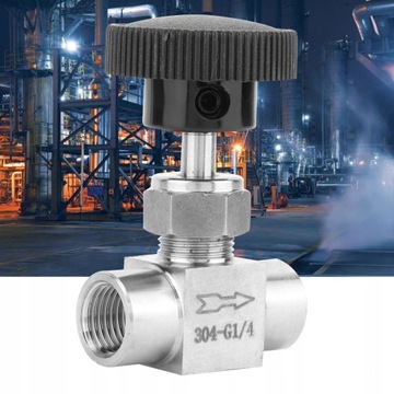 Zawór iglicowy regulacji przepływu 1/4