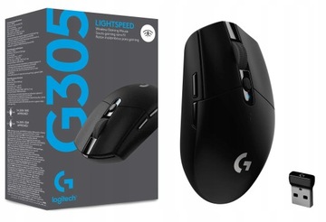 Mysz bezprzewodowa Logitech G305 LIGHTSPEED optyczna Gaming czarna