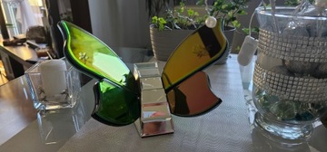 Красивое украшение, бабочка, стеклянное зеркало, световой эффект, красивый для подарка