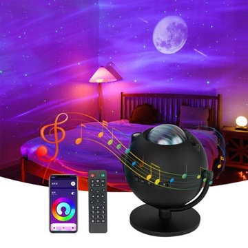 Lampka Nocna Prezent - Projektor Gwiazd Aurora LED
