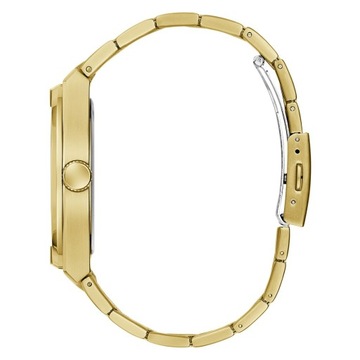 Złoty zegarek Guess Escape zielona tarcza GW0661G2