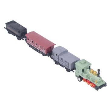 Zabawkowy model pociągu parowego Vintage Alloy Pull Back Rozwijaj TA