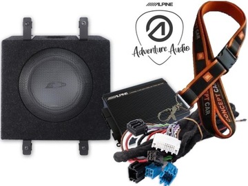 ALPINE SUBWOOFER +WZMACNIACZ DSP - MERCEDES SPRINTER 907 / 910 POD FOTEL
