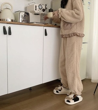 ТАПОЧКИ ЖЕНСКИЕ ТЕПЛЫЕ ДОМАШНИЕ КОРОВЫ BAMBOSZE BAMBOOSZ ДЕТСКИЕ ТАПОЧКИ НА ТОЛСТОЙ ПОДОШВЕ размер 36-37