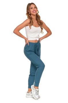 СПОРТИВНЫЕ БРЮКИ ЖЕНСКИЕ С РЕЗИНАМИ СПОРТИВНЫЕ КОСТЮМЫ МОДНЫЕ MORAJ L