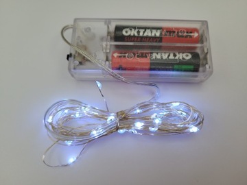 ПРОВОДНЫЕ ЛАМПЫ 30 LED ХОЛОДНЫЙ БЕЛЫЙ 3 м