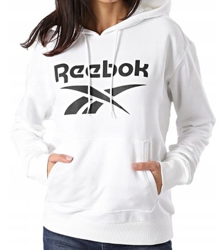 SPORTOWA BLUZA DAMSKA MŁODZIEŻOWA REEBOK Z KAPTUREM TRENINGOWA OLDSCHOOL