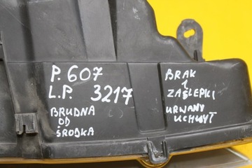 PEUGEOT 607 SVĚTLO LEVÝ PŘEDNÍ 9641958880