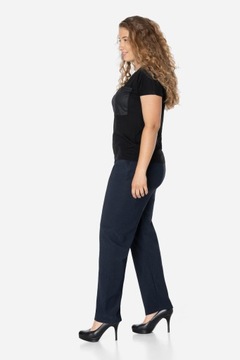 Элегантные официальные женские брюки-сигареты с большой высокой талией 306-2 7XL/8XL
