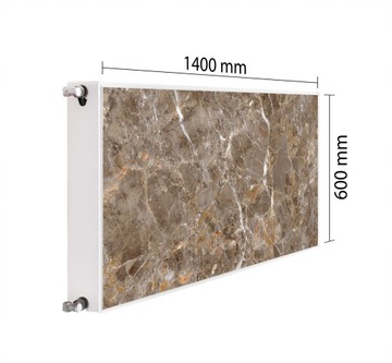 MASKOWNICA MAGNETYCZNA NA KALORYFER 140x60 MARMUR MATA MAGNES