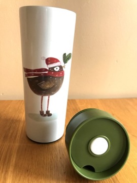 340 мл TERMAL CUP TRAVEL TERMOON птица для школы Oldman BIRD