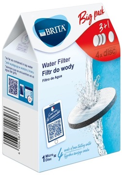 MicroDisc- 4 sztuki do butelek i karafek Brita