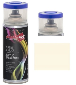 SPRAY BIAŁY LAKIER AKRYLOWY BIAŁY PERŁOWY RAL9001
