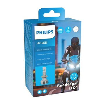 ŻARÓWKA PHILIPS H7 SKUTER LED PRO3022 LUM11636U3022X1 5800K 230%