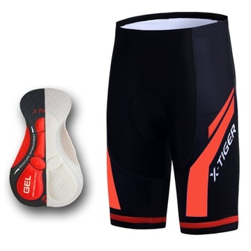SPODENKI ROWEROWE WKŁADKA ŻEL 5D ODDYCHAJĄCE TERMO