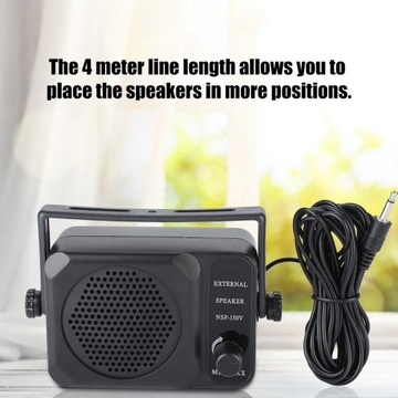 Внешний динамик автомобильного мобильного радио для Yaesu Kenwood Icom FT-7800R FT-8900R