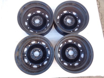 4× DISK OCELOVÝ VOLKSWAGEN OE 6Q0601027H 5.0" X 14" 5X100 ET 35
