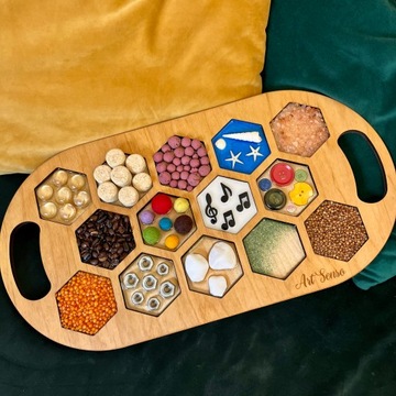 Мультисенсорный лоток Сенсорная доска Монтессори