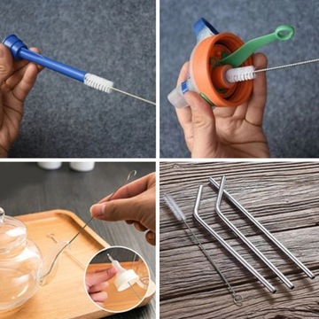 УЗКАЯ ЩЕТКА ДЛЯ ЧИСТКИ ТРУБКИ ТРУБКИ ВСПЕНИВАТЕЛЯ КОФЕ, PIPE RIPPER 10x