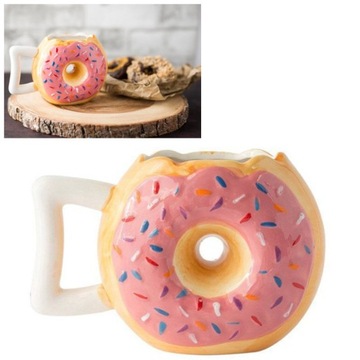 KUBEK DONUT PĄCZEK COFFEE MUG KAWA HERBATA PREZENT