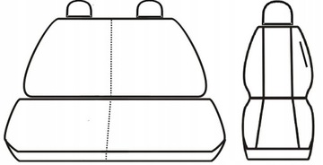 CITROEN BERLINGO II 2008- 3os 1+2 ИЗМЕРИМЫЕ КРЫШКИ