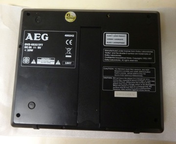 7-дюймовый композитный ЖК-монитор AEG DVD 4533TFT