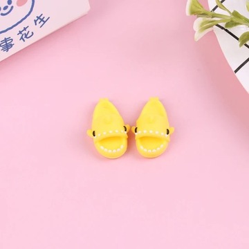 1:12 miniaturowy domek dla lalek 2 szt. Cute rekin pantofle buty dla lalek