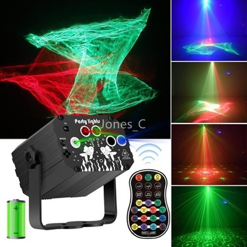 OŚWIETLENIE DYSKOTEKOWE AKTYWOWANE DŹWIĘKIEM RGB