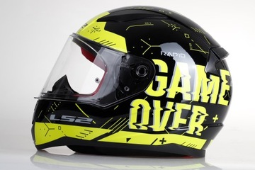 МОТОЦИКЛЬНЫЙ ШЛЕМ LS2 FF353 RAPID PLAYER FLUO размер L