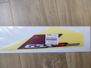 Prawa naklejka owiewki GSX-S 1000 suzuki 2017r 68135-04K20-BGG