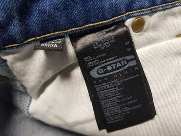 G-STAR RAW - 5620 3D LOW TAPERED W33L32 pas 89 cm Ideał '