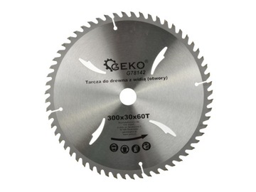 Tarcza do drewna 300x30mm 60T Geko G78142