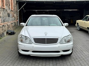 Mercedes Klasa S W220 2001 Mercedes S 600 LONG Biały W12 365KM Gotowy do, zdjęcie 1
