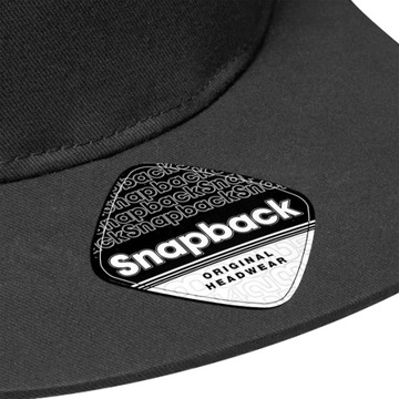 КЕПКА SNAPBACK ПОЛНАЯ, ЧЕРНАЯ УНИСЕКС