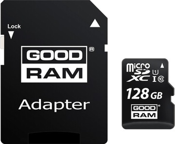 КАРТА GOODRAM MICROSD 128 ГБ MICRO CL10 SD-АДАПТЕР